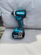 Makita 18v slagshroefmachine, Doe-het-zelf en Verbouw, Gereedschap | Boormachines, Ophalen of Verzenden, Zo goed als nieuw, Boor- en Schroefmachine