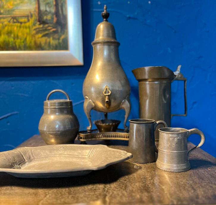 Oud tin, Antiek en Kunst, Antiek | Tin, Ophalen of Verzenden