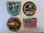 NASA Ruimtevaart Patches - Set van 4 Velcro klittenband, Ophalen of Verzenden, Nieuw