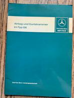 Mercedes type 126 airbag en riemspanner service boek, Auto diversen, Handleidingen en Instructieboekjes, Ophalen of Verzenden