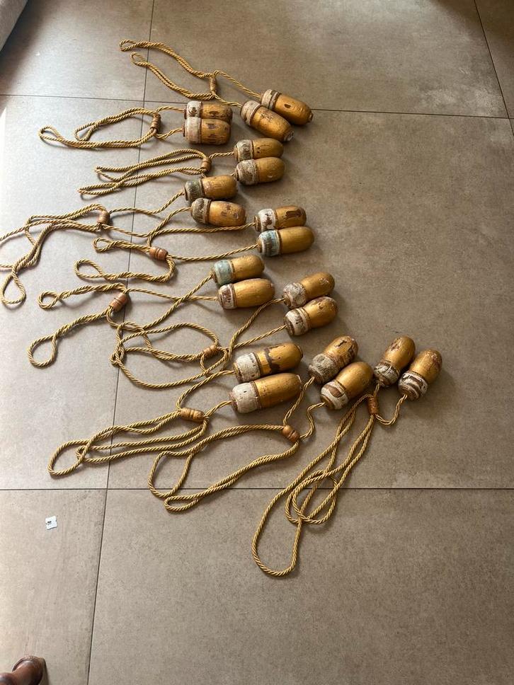 Gordijn embrasse decoratie klassiek, Huis en Inrichting, Stoffering | Gordijnen en Lamellen, Gebruikt, Minder dan 100 cm, Overige kleuren