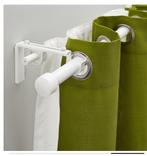 IKEA HUGAD dubbele Gordijnrail - Wit 70-120 met houders, Ophalen, Gebruikt, Wit, 50 tot 100 cm