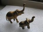 2 X Letterbak Miniatuur van Koper - Olifant, Verzenden