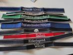 19 replica banden, Verzamelen, Militaria | Tweede Wereldoorlog, Verzenden, Duitsland