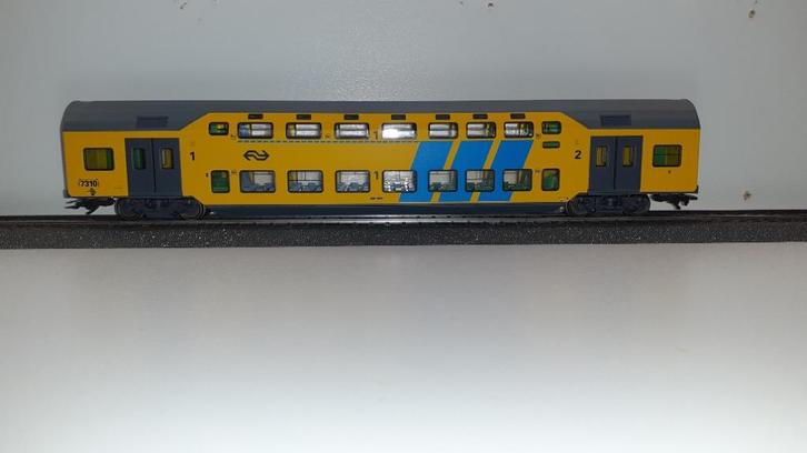 Marklin 43577 NS Dubbeldeksrijtuig 1e/2e klas, Hobby en Vrije tijd, Modeltreinen | H0, Zo goed als nieuw, Wagon, Gelijkstroom