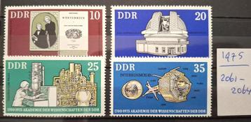 Postzegels DDR 1975 2061-2064 Wissenschaft - postfris beschikbaar voor biedingen