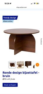 Gratis!! Viral Japandi Salontafel action, Huis en Inrichting, Ophalen, Gebruikt, Rond