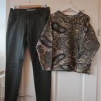 Sweater merk Summum groen met paisly print maat L, Summum, Maat 42/44 (L), Ophalen of Verzenden, Gedragen