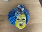 Keramiek meisjes masker( kan hangen)., Antiek en Kunst, Antiek | Keramiek en Aardewerk, Ophalen of Verzenden