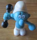 Smurf met gewichten - Peyo - 2008, Verzamelen, Smurfen, Ophalen of Verzenden, Zo goed als nieuw, Potige Smurf, Poppetje, Figuurtje of Knuffel