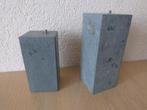 2 STUKS HARDSTENEN ZUILTJES VOETJES, Huis en Inrichting, Woonaccessoires | Zuilen en Pilaren, Ophalen of Verzenden