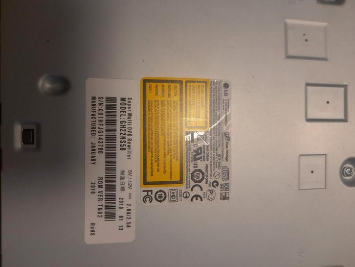 LG Super Multi DVD Rewriter, Model GH22NS50, Computers en Software, Optische drives, Cd, Dvd, Ophalen of Verzenden