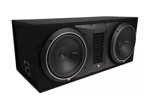 Rockford P2-2X10 - Dual-Bassreflexbox - 1200 Watt MEGA DEAL, Auto diversen, Autospeakers, Nieuw, Ophalen of Verzenden