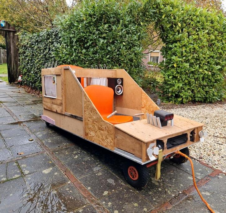 Zeepkist bolderkar, Doe-het-zelf en Verbouw, Transportwagens, Zo goed als nieuw, Transportkar, Ophalen