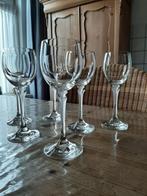 SCHOTT ZWIESEL , MENUETT - 6 WIJN GLAZEN - KRISTAL, Ophalen of Verzenden, Zo goed als nieuw, Effen, Overige materialen