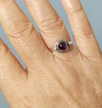 Zilveren ring met natuurlijke Granaat steen zilver 925, Sieraden, Tassen en Uiterlijk, Ringen, O.T., Nieuw, Ophalen of Verzenden