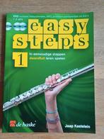 Easy steps 1 dwarsfluit de haske jaap kastelein, Muziek en Instrumenten, Ophalen of Verzenden, Nieuw
