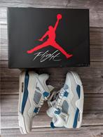 Air Jordan 4 Retro Military Blue - Maat 42,5, Ophalen of Verzenden, Nieuw, Blauw, Sneakers of Gympen