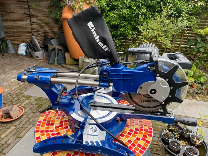 Einhell Tafelzaag - Perfect voor klussen!, Doe-het-zelf en Verbouw, Gereedschap | Zaagmachines, Gebruikt, Afkortzaag, 1200 watt of meer