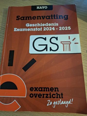 Samenvatting Geschiedenis examenstof 2024 2025  HAVO beschikbaar voor biedingen