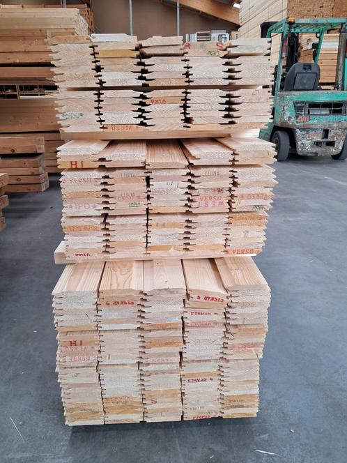 Partij vuren rabat 1,8x11 glad, Tuin en Terras, Palen, Balken en Planken, Zo goed als nieuw, Planken, 250 cm of meer, Ophalen
