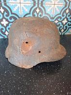 Ww2 wo2 Duitse bodemvondst helm m42, Verzamelen, Militaria | Tweede Wereldoorlog, Ophalen of Verzenden, Landmacht, Duitsland, Helm of Baret