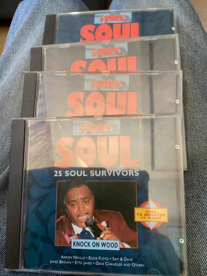 4 CD set Soul survivors, Cd's en Dvd's, Cd's | R&B en Soul, Zo goed als nieuw, Soul of Nu Soul, 1980 tot 2000, Ophalen of Verzenden