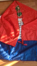 Palm cape vlag rood wit blauw, Diversen, Vlaggen en Wimpels, Ophalen of Verzenden