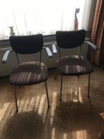 Vintage Stoelen.  Gebr. De Wit Schiedam., Ophalen, Gebruikt, Twee, Bruin