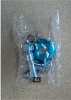 Hoekstopkraan 15 mm -> 10 mm doorvoer muurplaat geseald, Ophalen of Verzenden, Nieuw, Chroom, Kraan