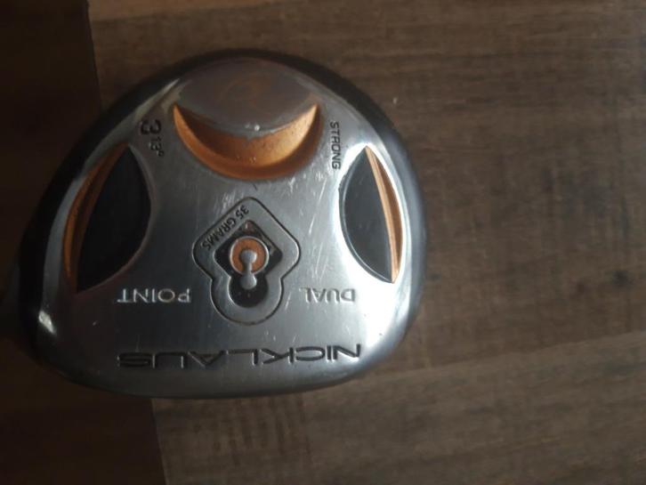 Jack Nicklaus Dual Point 3 Wood. Stiff shaft., Sport en Fitness, Golf, Zo goed als nieuw, Club, Overige merken, Ophalen