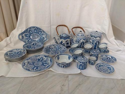 Compleet mosa / lange lijs servies, Antiek en Kunst, Antiek | Servies compleet, Ophalen