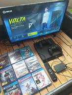 PlayStation 4 Slim + Gratis TV, Spelcomputers en Games, Spelcomputers | Sony PlayStation 4, Ophalen, Met 2 controllers, Original