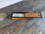 Vintage houten set dominostenen, Ophalen of Verzenden
