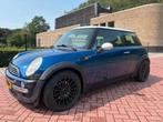 Mini 1.6 16V ONE AUT 2001 Blauw, Auto's, Mini, Stof, Zwart, 4 cilinders, Electronic Stability Program (ESP)