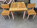 Kindertafel met 2 stoelen, Tuin en Terras, Ophalen of Verzenden, Zo goed als nieuw