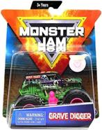 Monster Jam: Grave Digger met roze poppetje 1:64, ., Nieuw, Ophalen of Verzenden, .