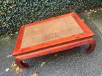Salontafel riet ingelegd, Huis en Inrichting, Tafels | Salontafels, Ophalen, 100 tot 150 cm, 50 tot 100 cm, Minder dan 50 cm