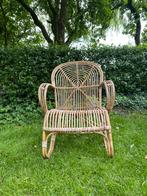Rotan tuinstoel, Tuin en Terras, Tuinstoelen, Ophalen, Gebruikt, Rotan