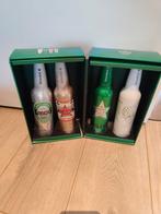 Set van 4 aluminium Heineken flesjes (vol), Ophalen, Zo goed als nieuw, Flesje(s), Heineken