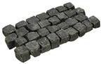 Turks Basalt kinderkoppen 8/10 cm natuursteen tuin terras, Ophalen, Gebruikt, Zwart, Kei
