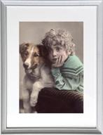 Nostalgische oude honden foto's in kleur A4 Glanzend‼️, Minder dan 50 cm, Nieuw, Ophalen of Verzenden, Foto of Poster