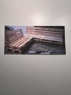Pallet banken diverse aantallen evt met kussens, Tuin en Terras, Ophalen of Verzenden, Hout