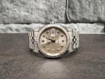 Rolex Datejust 36mm diamond dial and bezel, 16234