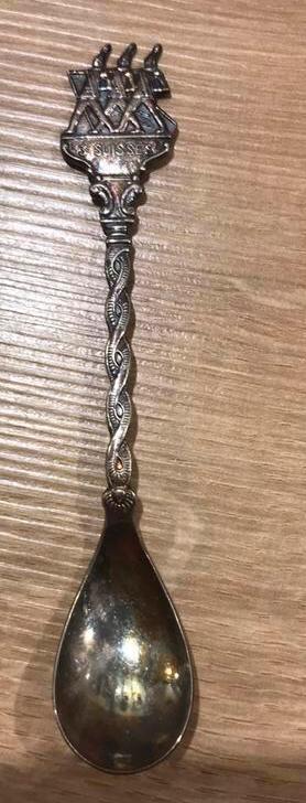 3 Suisses verzilverd theelepeltje, Antiek en Kunst, Antiek | Bestek, Ophalen of Verzenden