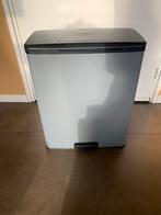 Curver Decobin Duo Prullenbak - 26L+26L, Kunststof, Gebruikt, Met pedaal, Ophalen of Verzenden