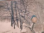 ijsvogel, Antiek en Kunst, Kunst | Schilderijen | Klassiek, Ophalen