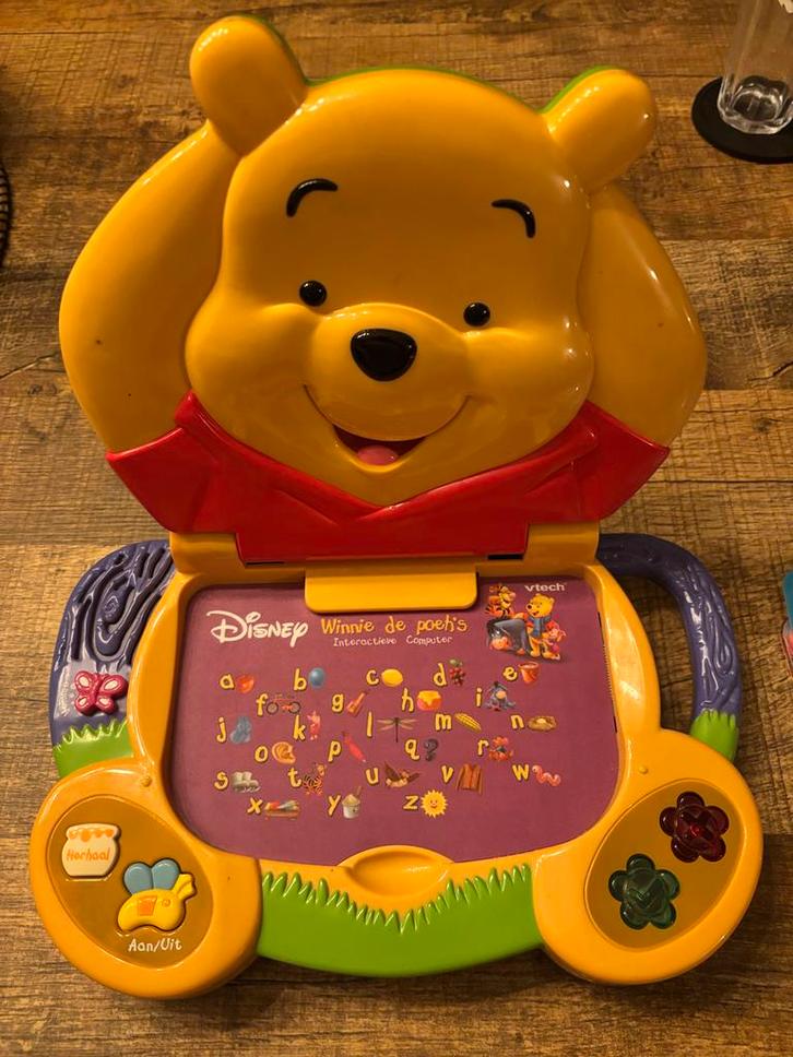 VTech Winnie de Poeh Computer, Kinderen en Baby's, Speelgoed | Educatief en Creatief, Gebruikt, Taal en Lezen, Met geluid, Ophalen