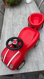 Loopauto merk Mini Cooper met aangangertje, Kinderen en Baby's, Ophalen of Verzenden, Zo goed als nieuw