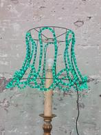 Unieke lampenkap frame met groene LED-slang, Ophalen, Gebruikt, 25 tot 50 cm, Rond